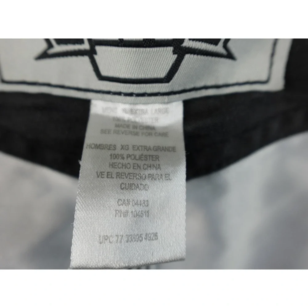 MMA‎ Elite Board Shorts Mens XL Grey Black Skull Graphic Y2K Good Cross Print